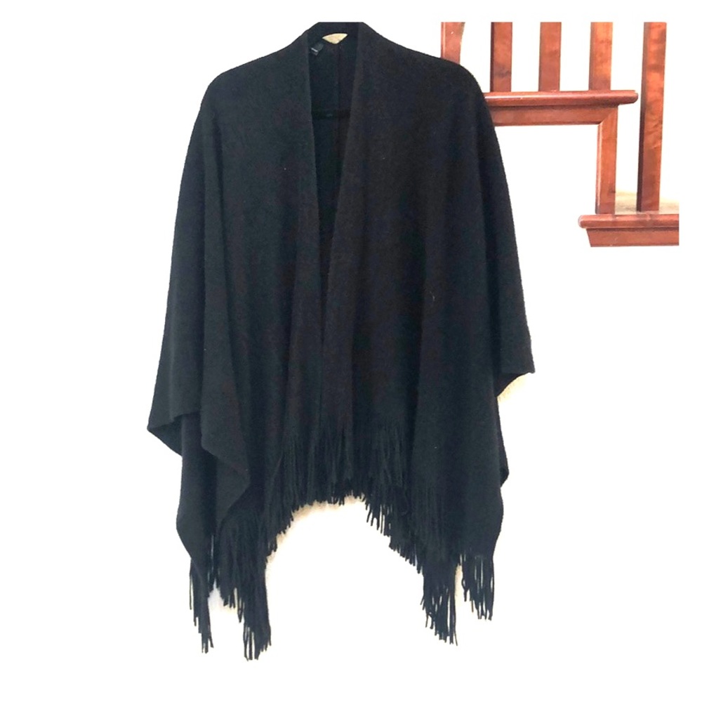 Black shawl cover up
